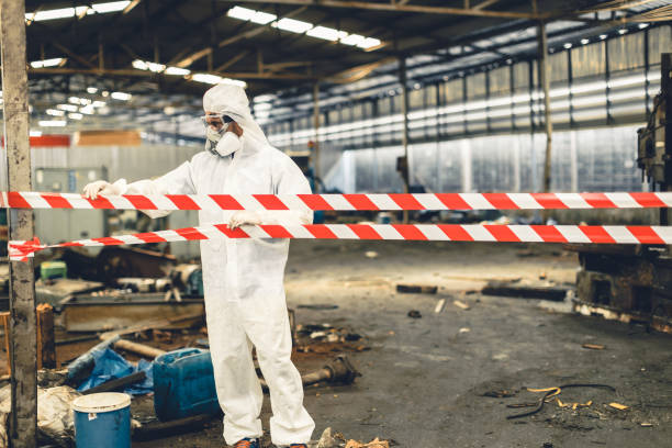 Professional Odor Removal technician working in Lexington, WA